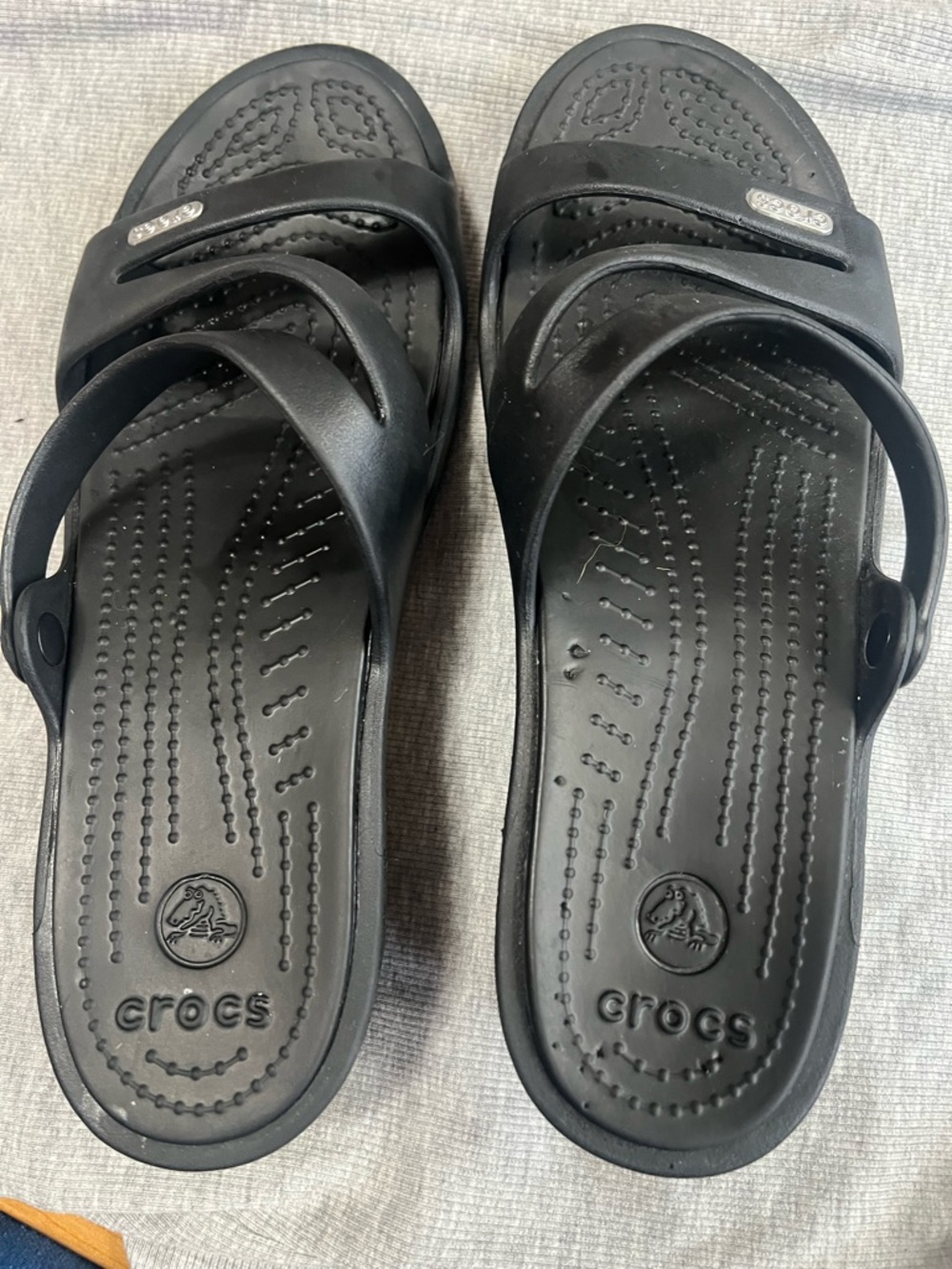CROCS Black Women's Slide Sandals